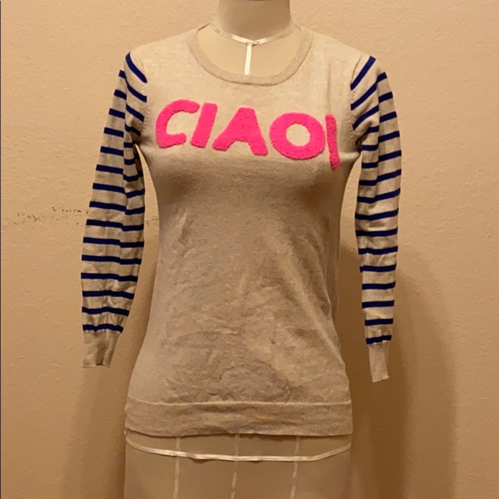 Sweater with Ciao! Detail